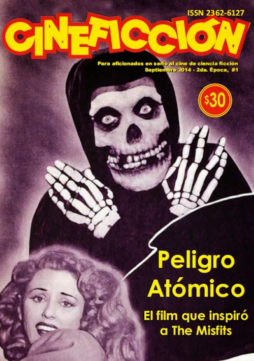CINEFICCION magazine side cover Issue 1 September 2014