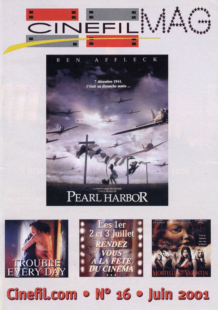 CINEFIL magazine side cover Issue 16 June 2001