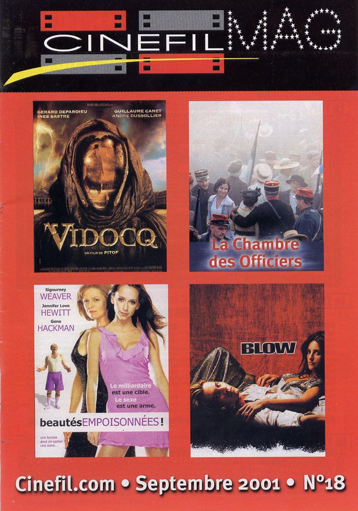 CINEFIL magazine side cover Issue 18 September 2001