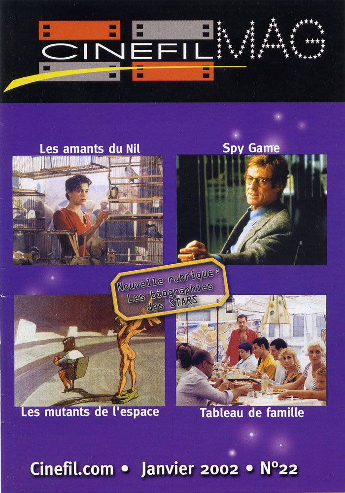 CINEFIL magazine side cover Issue 22 January 2002