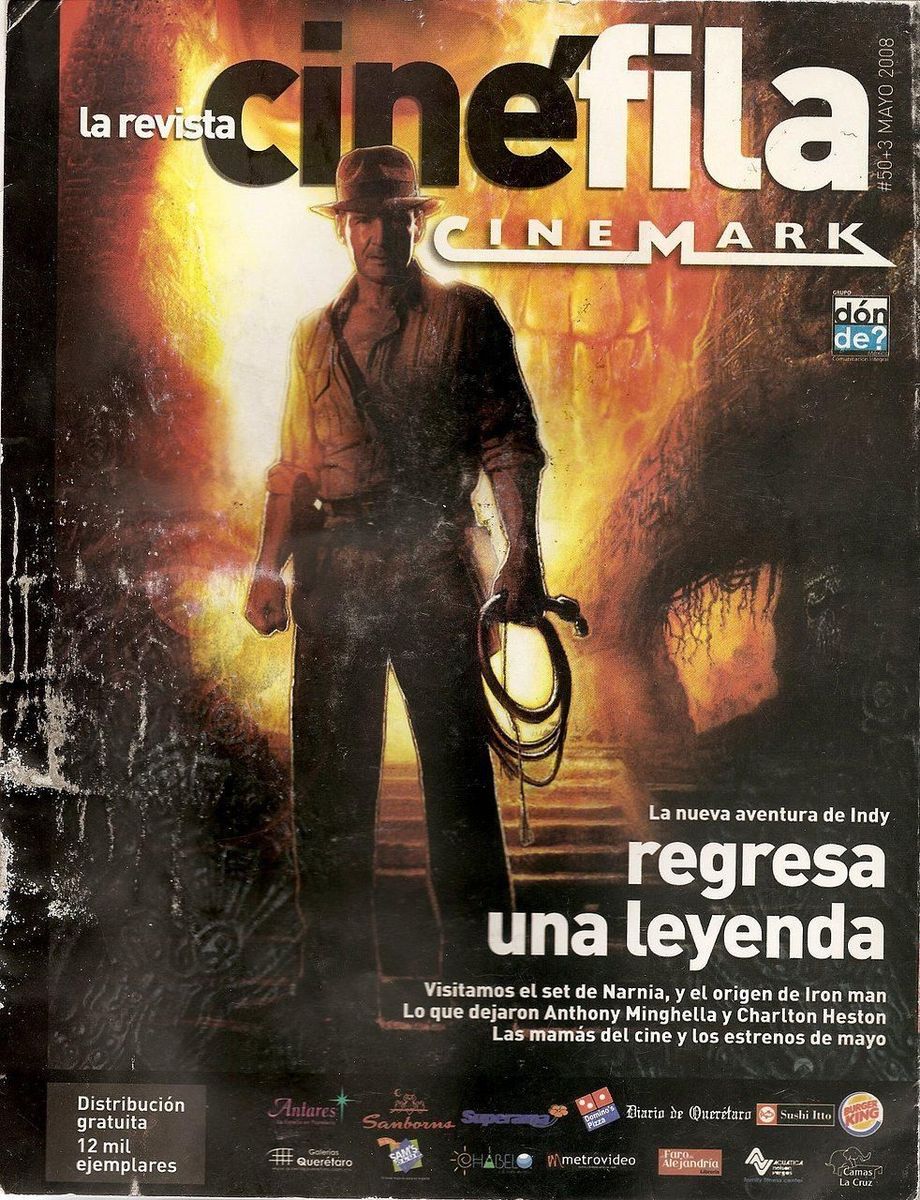 CINEFILA magazine side cover Issue 50 3 May 2008