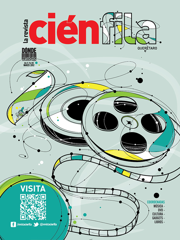 CINEFILA magazine side cover Issue 100 March 2012
