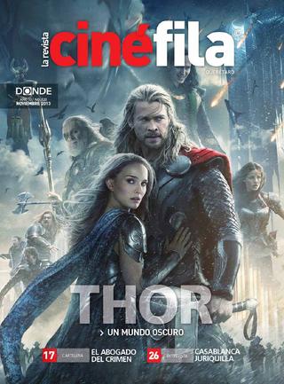 CINEFILA magazine side cover Issue 120 November 2013