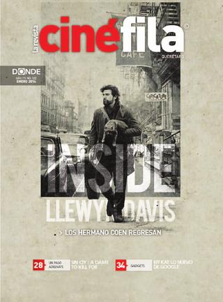 CINEFILA magazine side cover Issue 122 January 2014