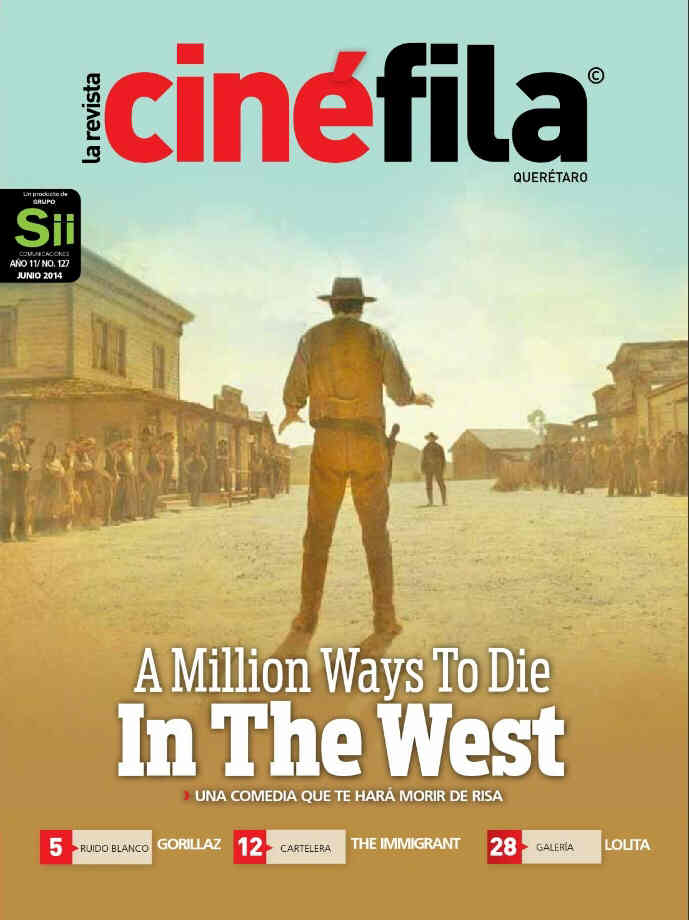CINEFILA magazine side cover Issue 127 June 2014