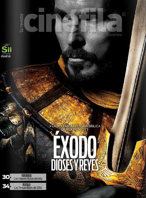 CINEFILA magazine side cover Issue 133 December 2014