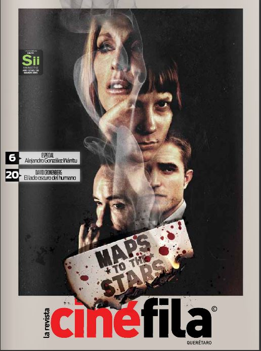CINEFILA magazine side cover Issue 136 March 2015