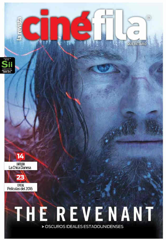 CINEFILA magazine side cover Issue 146 January 2016