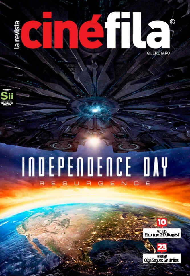 CINEFILA magazine side cover Issue 151  June 2016