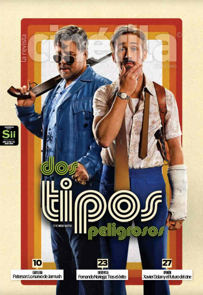 CINEFILA magazine side cover Issue 152  July 2016