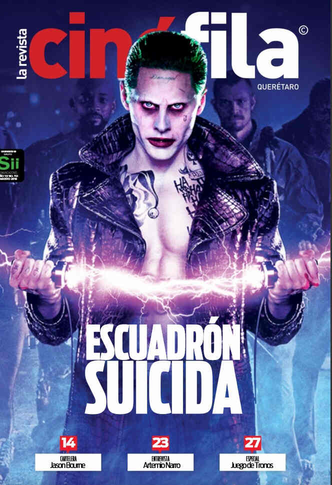 CINEFILA magazine side cover Issue 153  August 2016