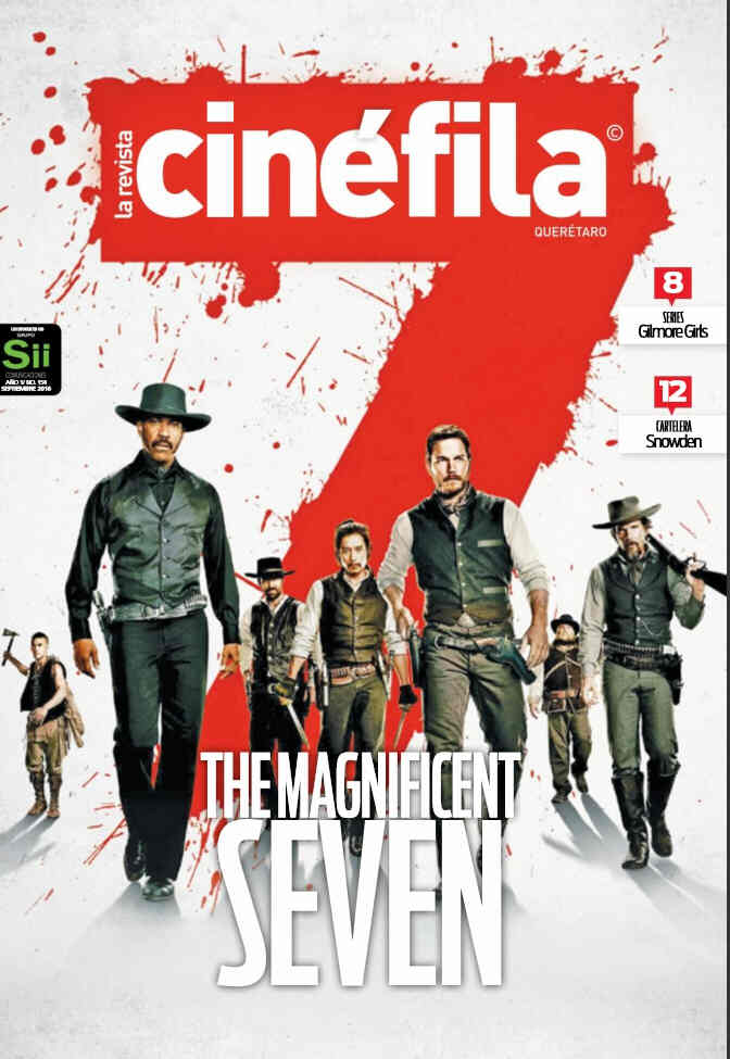 CINEFILA magazine side cover Issue 154  September 2016