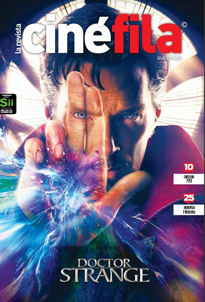 CINEFILA magazine side cover Issue 155  October 2016