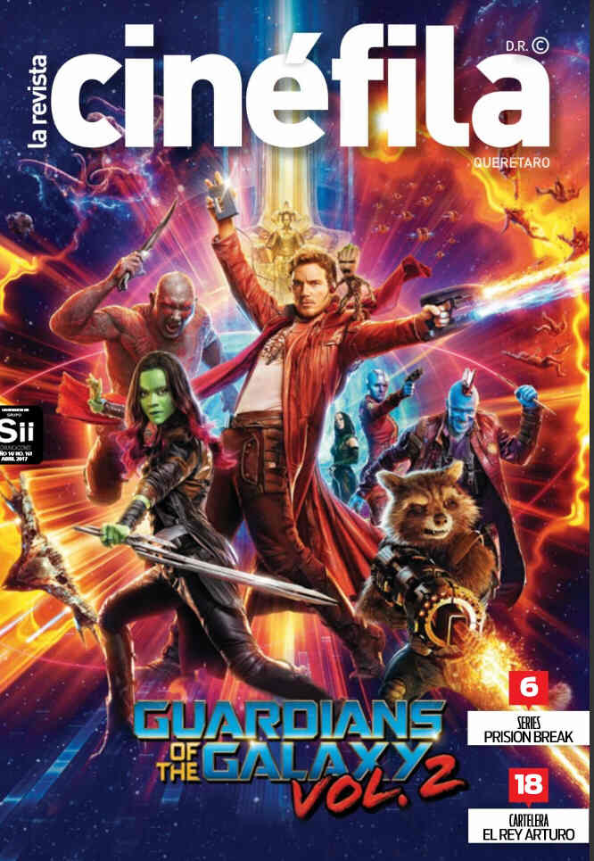 CINEFILA magazine side cover Issue 161  April 2017