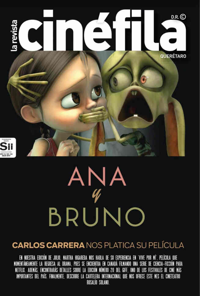 CINEFILA magazine side cover Issue 164  July 2017