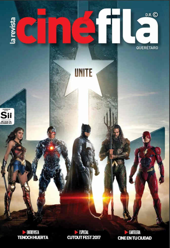 CINEFILA magazine side cover Issue 168  November 2017