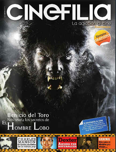 CINEFILIA magazine side cover Issue 5 February 2010