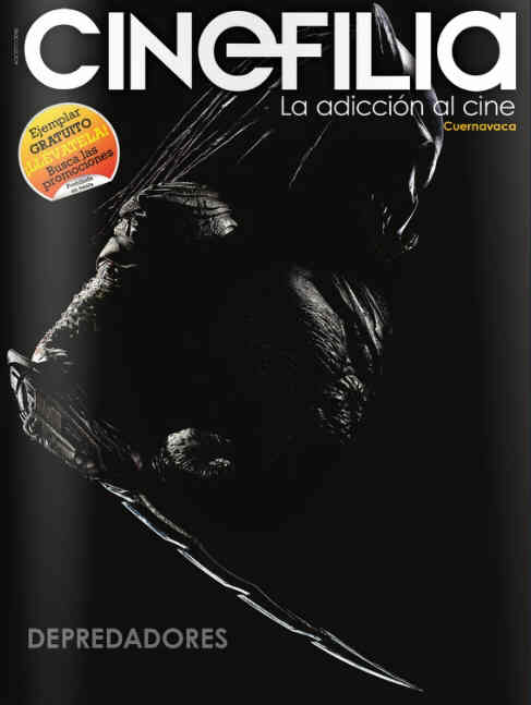 CINEFILIA magazine side cover August 2010