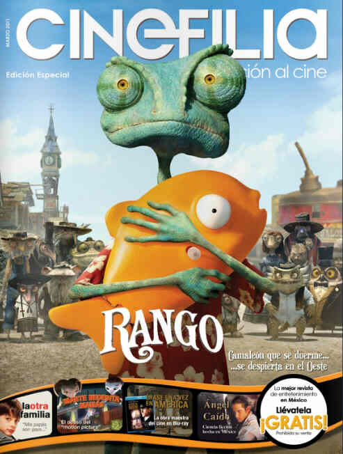 CINEFILIA magazine side cover March 2011
