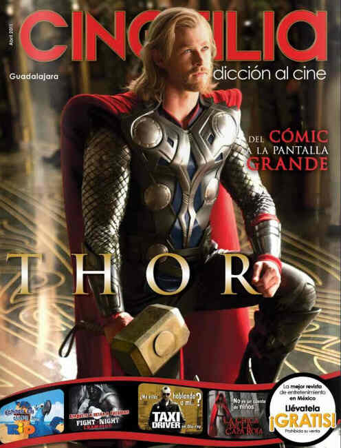 CINEFILIA magazine side cover April 2011