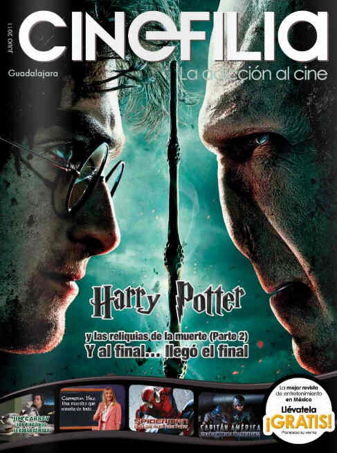 CINEFILIA magazine side cover July 2011