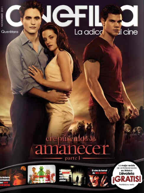 CINEFILIA magazine side cover November 2011