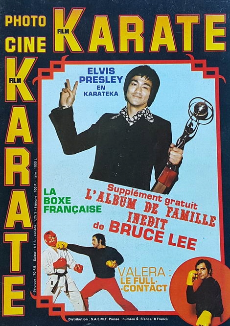 CINE FILM KARATE magazine side cover Issue 4  1976