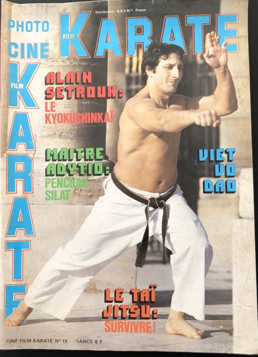 CINE FILM KARATE magazine side cover Issue 19   1977