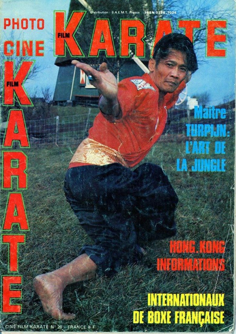 CINE FILM KARATE magazine side cover Issue 20   1977