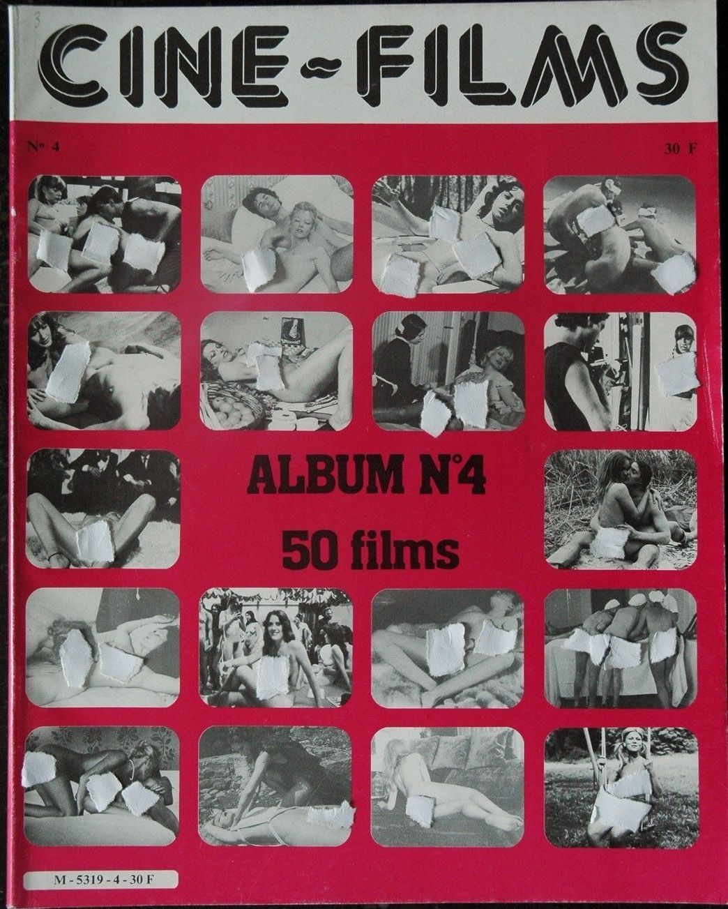 CINE-FILMS magazine side cover  Album #4 Compiles Issues #10, #11, and #12 