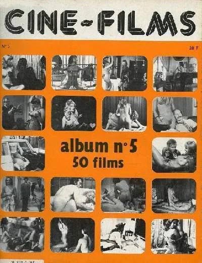 CINE-FILMS magazine side cover  Album #5  Compiles Issues #13, #14, and #15 