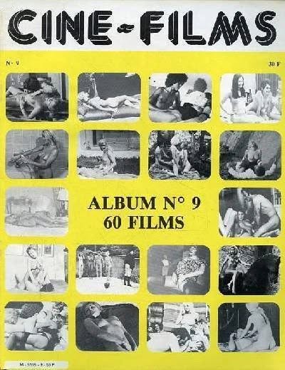 CINE-FILMS magazine side cover  Album #9   