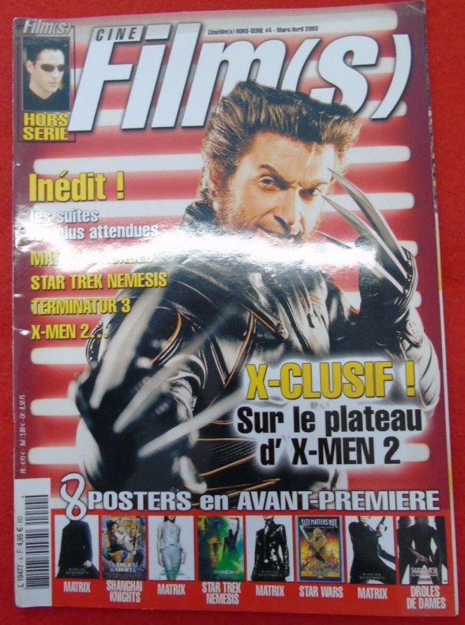 CINE FILM(S) HORS-SERIE magazine side cover Issue 4 March-April 2003