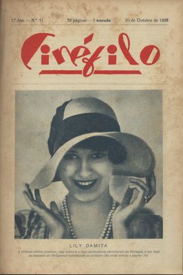CINEFILO magazine side cover Issue 11 20 October 1928