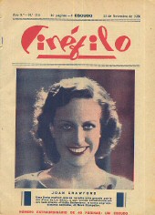 CINEFILO magazine side cover Issue 118 22 November 1930