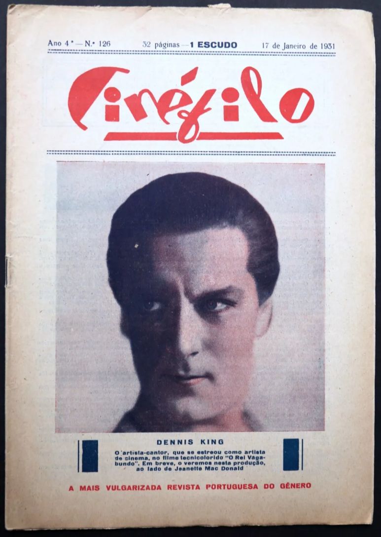 CINEFILO magazine side cover Issue 126 17 January 1931