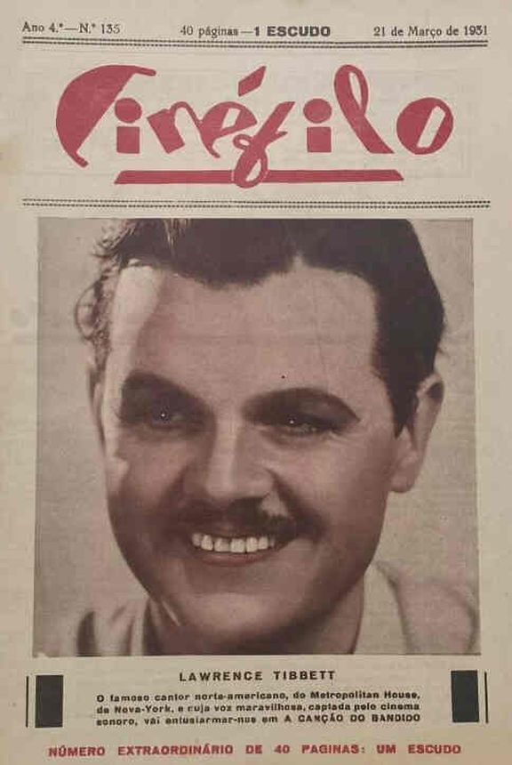 CINEFILO magazine side cover Issue 135 21 March 1931