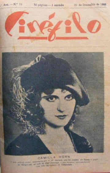CINEFILO magazine side cover Issue 19 29 December 1928