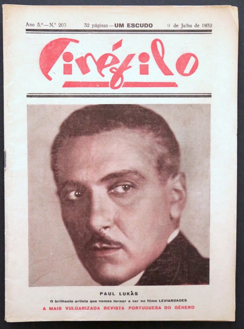 CINEFILO magazine side cover Issue 203 9 July 1932
