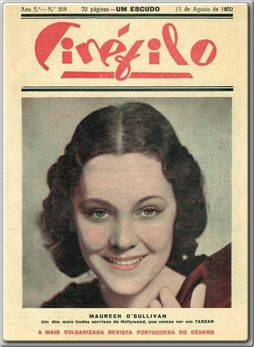 CINEFILO magazine side cover Issue 208 13 August 1932