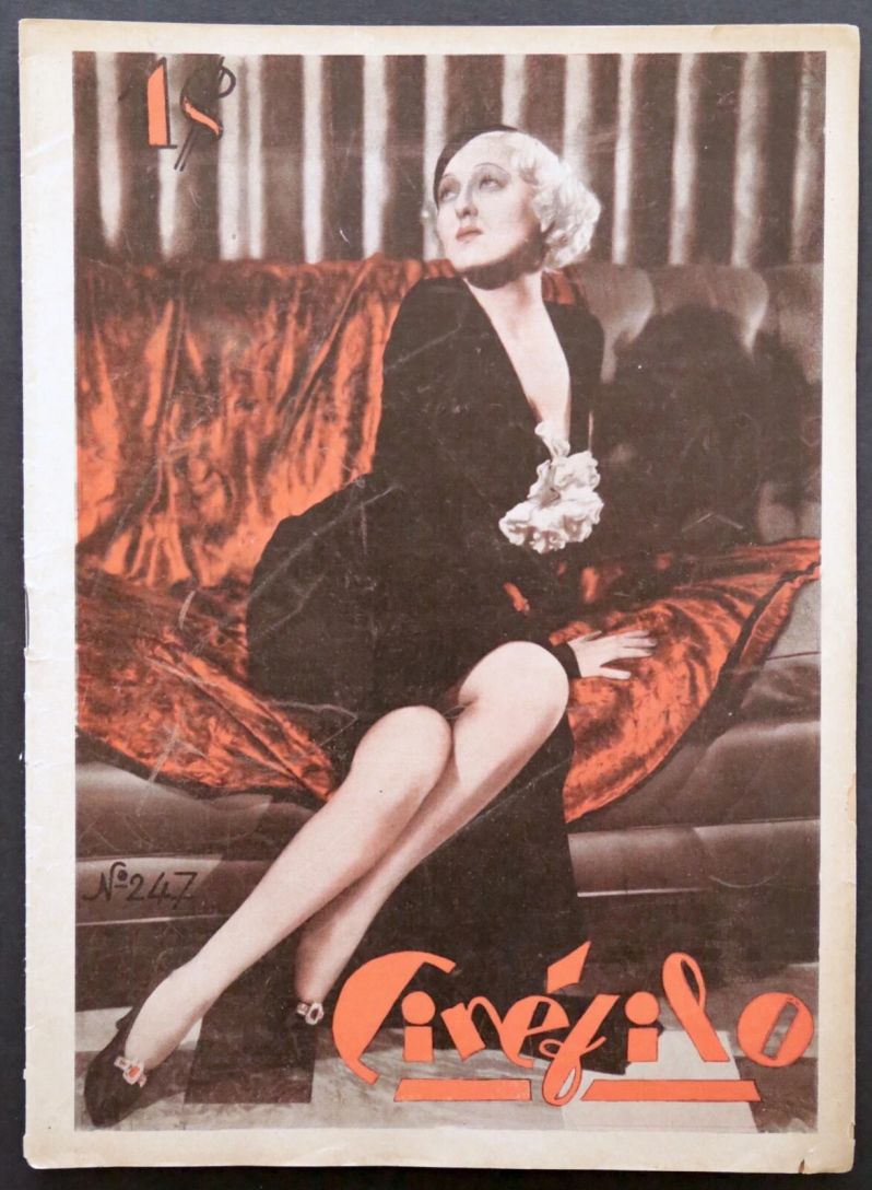 CINEFILO magazine side cover Issue 247 13 May 1933