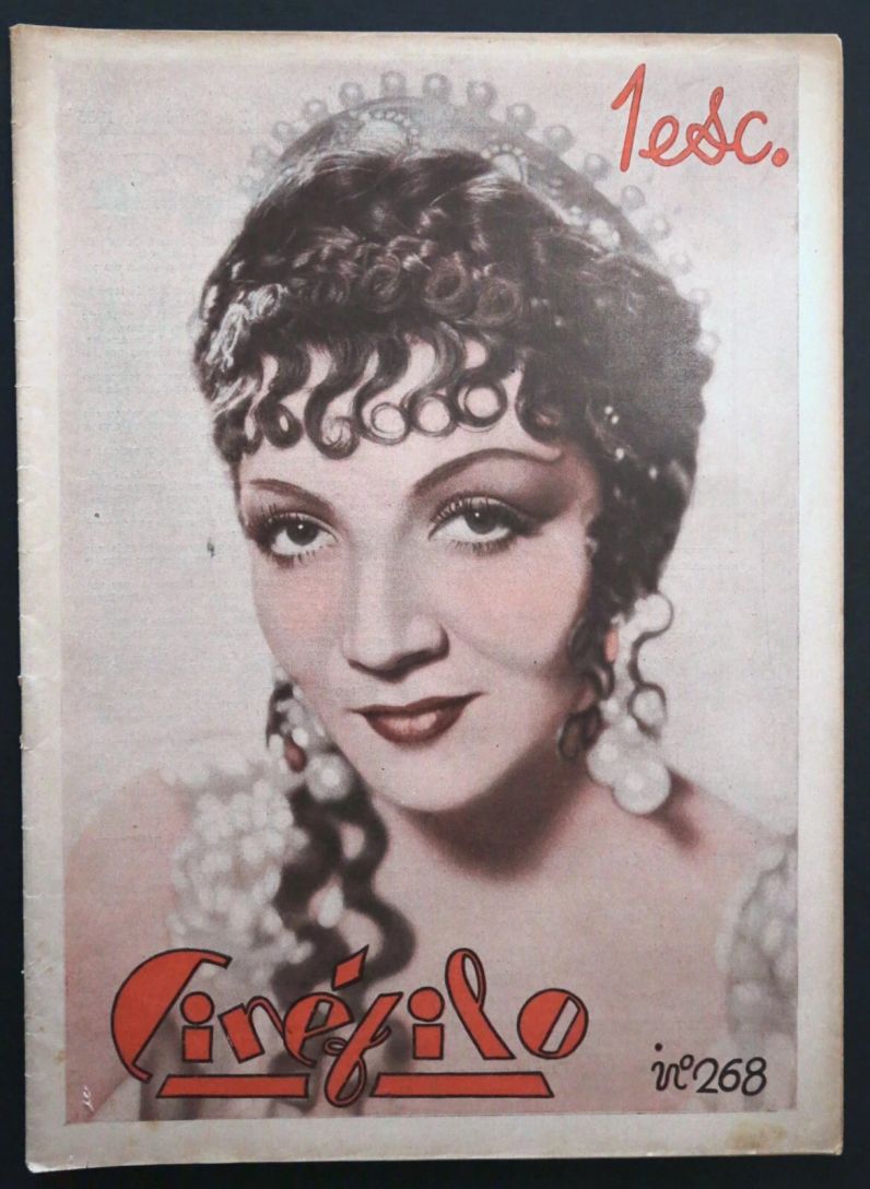 CINEFILO magazine side cover Issue 268 7 October 1933