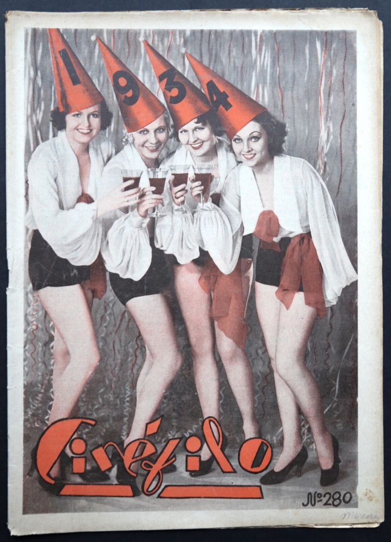 CINEFILO magazine side cover Issue 280 30 December 1933