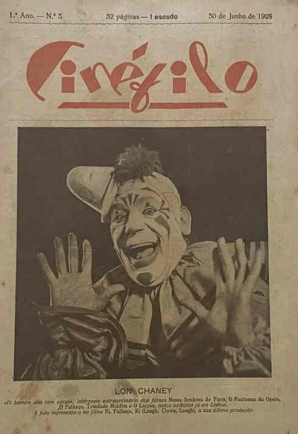 CINEFILO magazine side cover Issue 3 30 June 1928