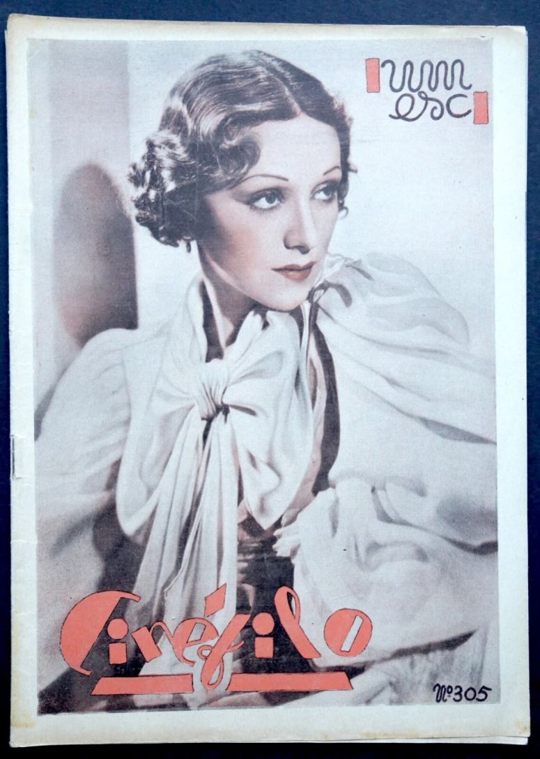 CINEFILO magazine side cover Issue 305 23 June 1934