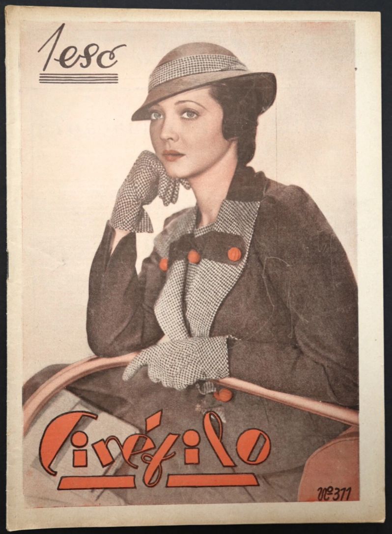 CINEFILO magazine side cover Issue 311 4 August 1934