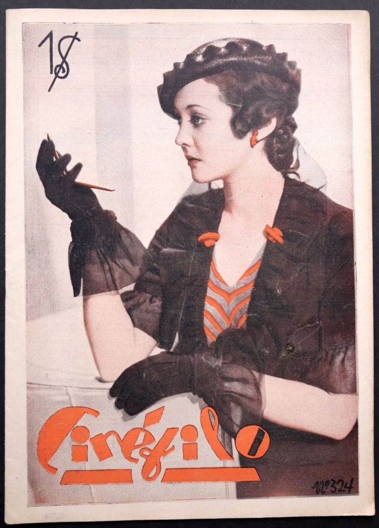CINEFILO magazine side cover Issue 324 3 November 1934