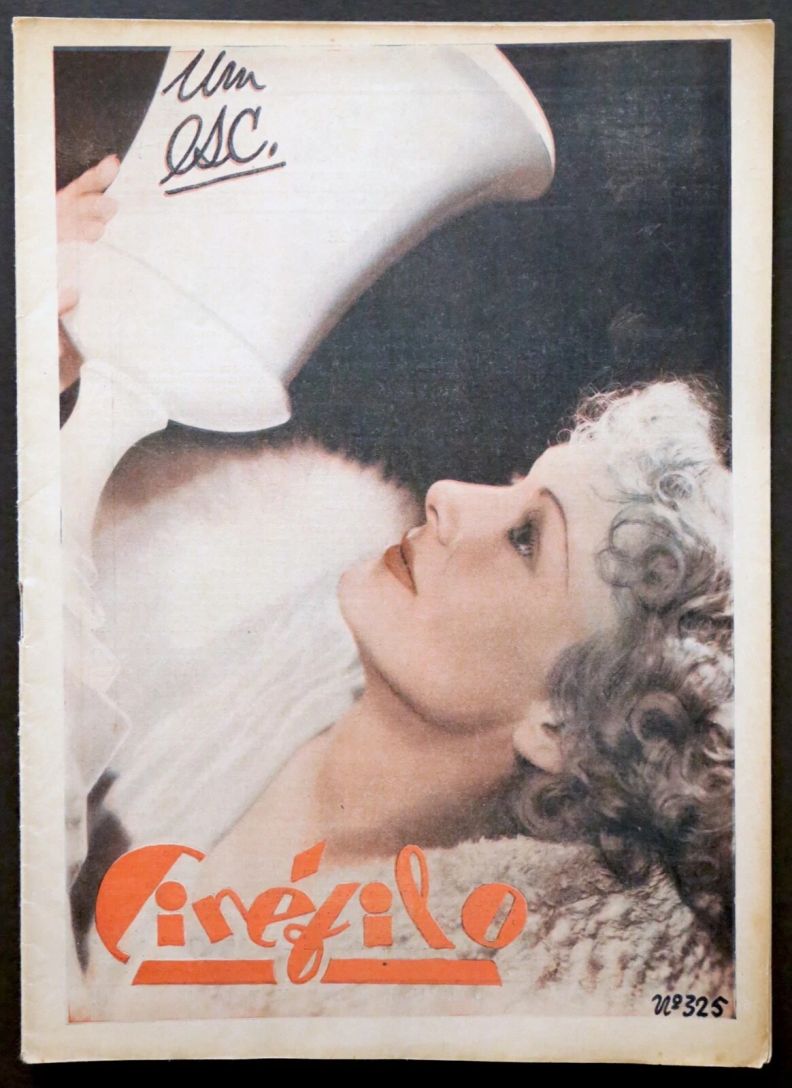 CINEFILO magazine side cover Issue 325 10 November 1934