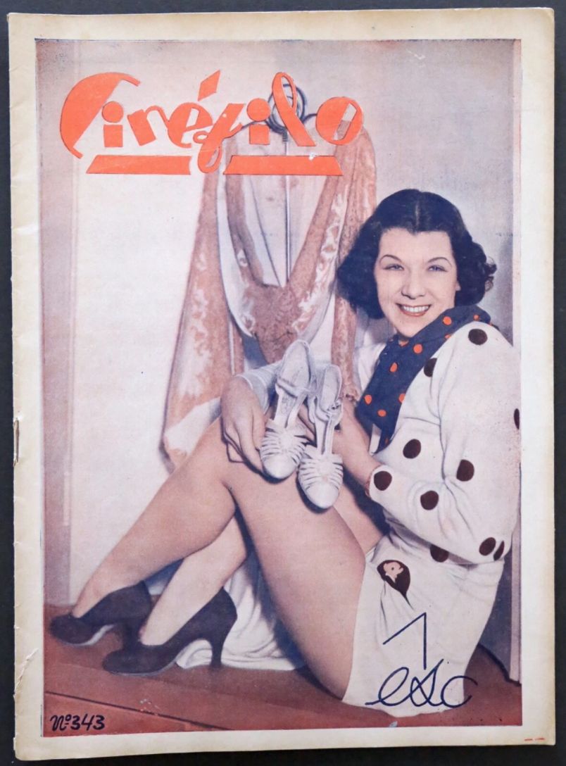 CINEFILO magazine side cover Issue 343 16 March 1935