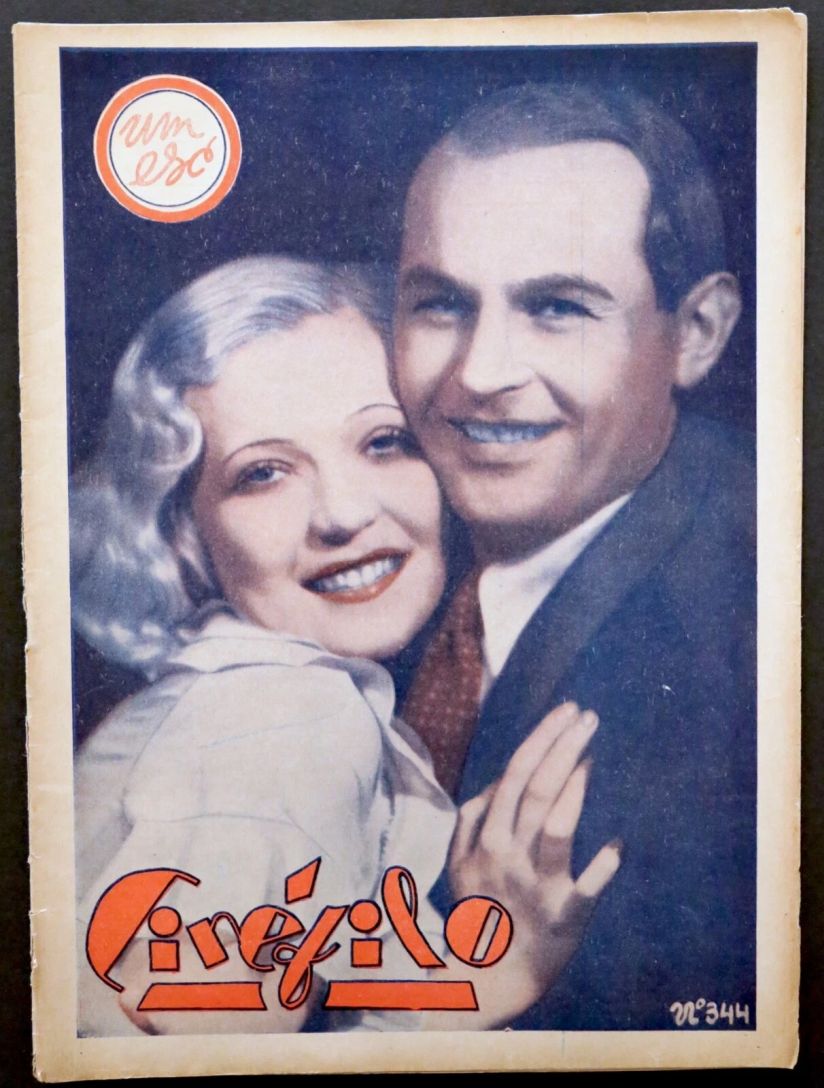 CINEFILO magazine side cover Issue 344 23 March 1935